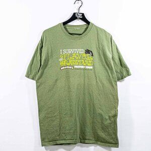 Ben & Jerry's Flavor Graveyard Tour T-Shirt 2004 Large Y2K Retro Ice Cream